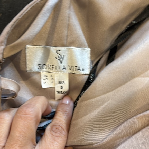 SORELLA VITA DESIGNER BRIDESMAID GOWNS Blush Size 8 Evening Formal - Picture 11 of 13